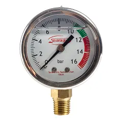 Sbaraglia Manometro serbatoio attacco POSTERIORE 1/8