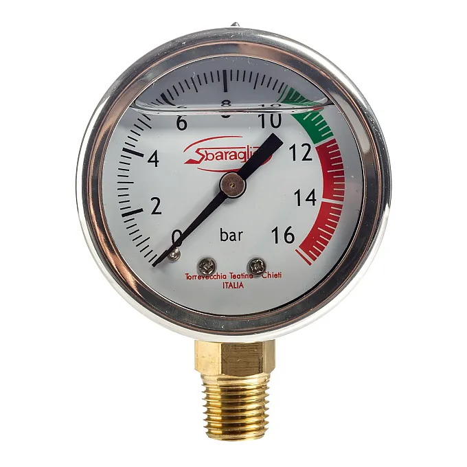 Manometro serbatoio attacco radiale 1/4